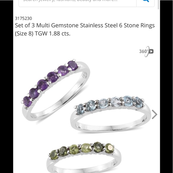 5:$20 Stackable ring set - Picture 2 of 7